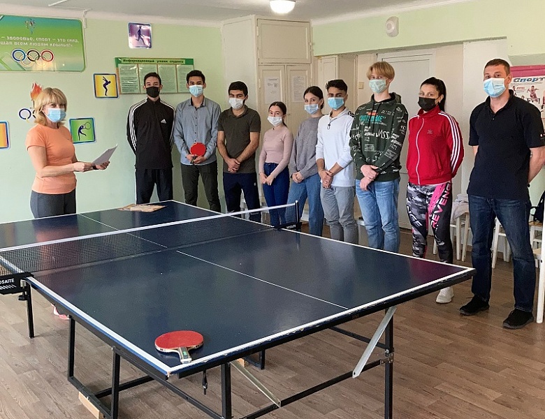 Первенство колледжа по настольному теннису