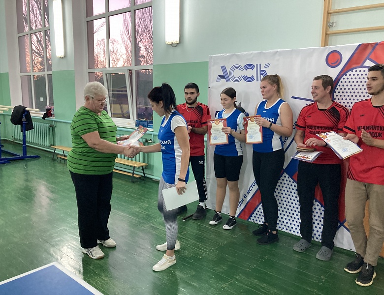 Соревнования по настольному теннису среди студенческих спортивных клубов города Керчь